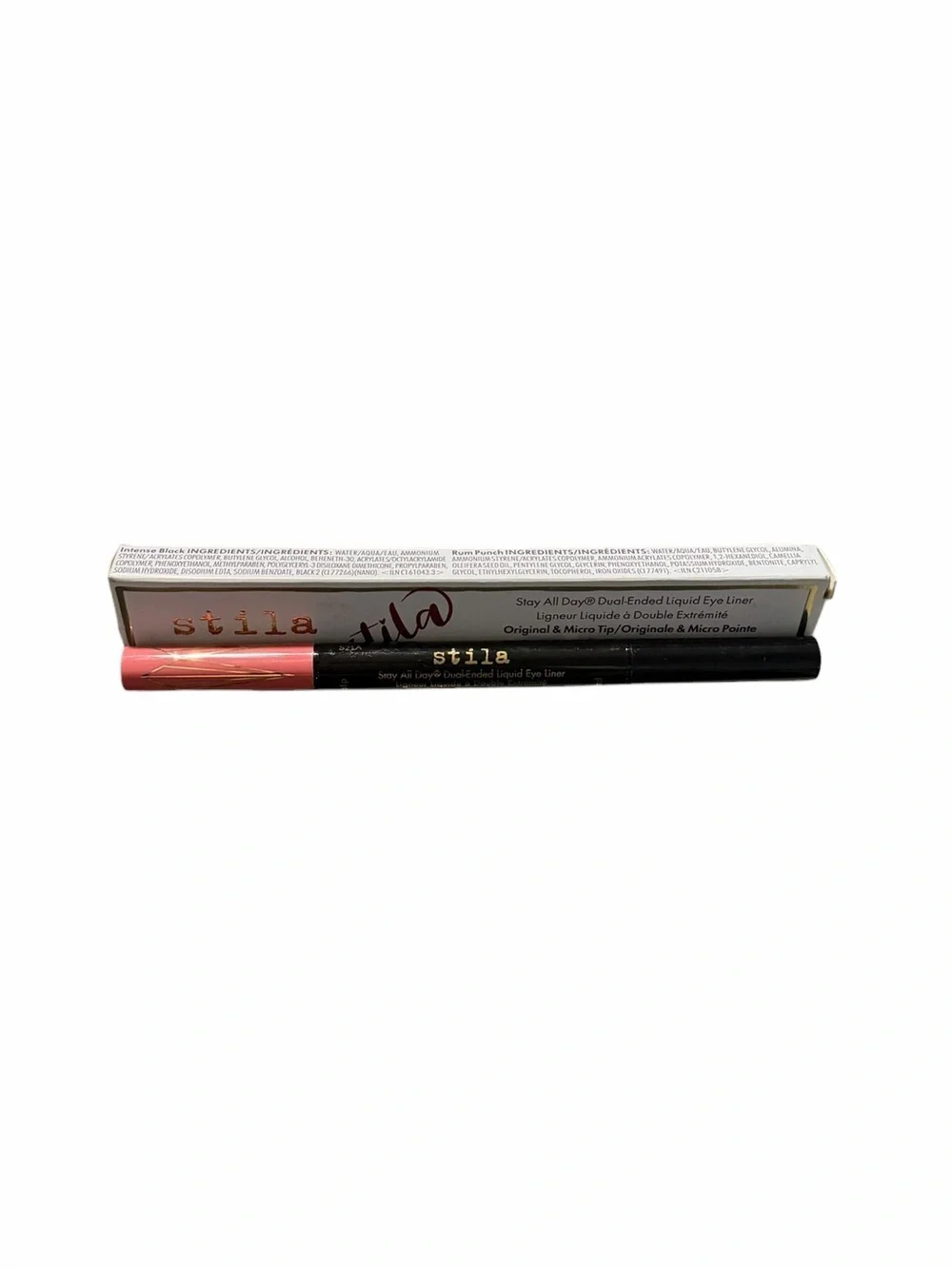 Stila Dual-Ended Liquid Eyeliner Intense Black Rum Punch